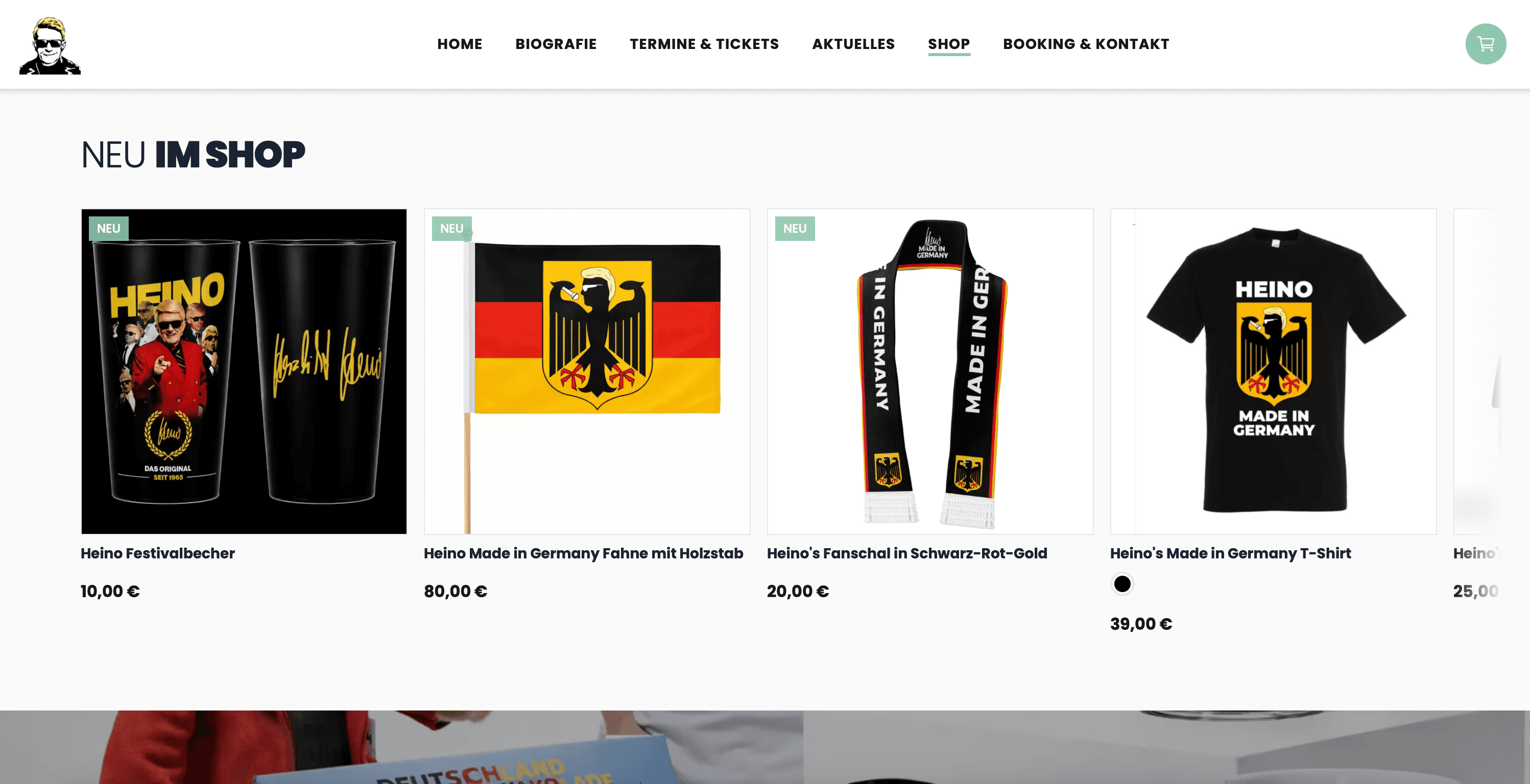 Neuer Online-Fanshop